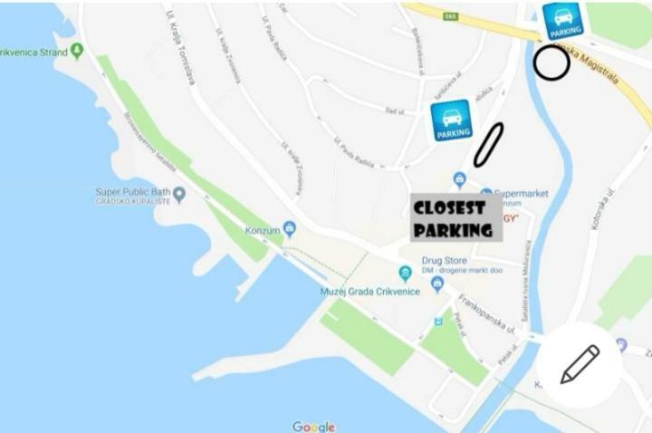 Apartment Megy With Balcony In City Center Криквеница Екстериор снимка